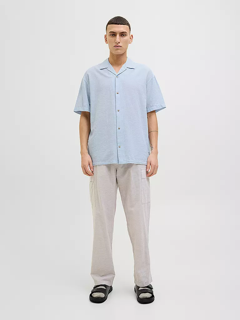JACK & JONES | Hemd Regular Fit JJESUMMER RESORT | hellblau
