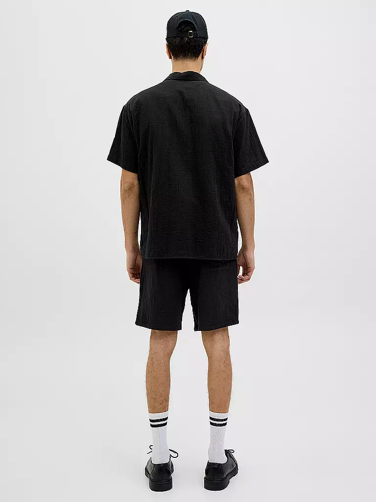 JACK & JONES | Hemd Regular Fit JOREASTER PATRAS | schwarz