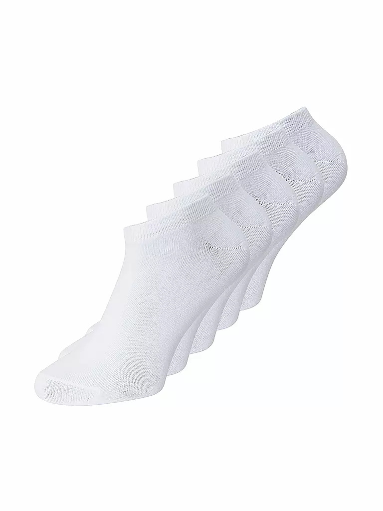 JACK & JONES | Herrensocken 5er Pkg JACDONGO white | weiss