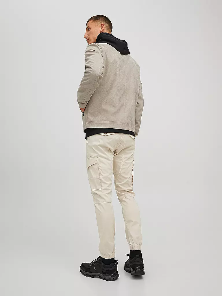 JACK & JONES | Jacke in Lederoptik JJEROCKY | beige