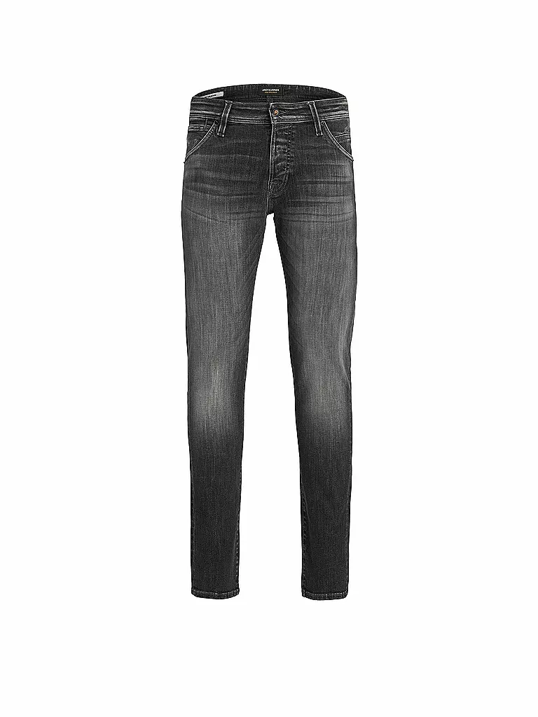 JACK & JONES | Jeans Slim Fit JJIGLENN  | schwarz