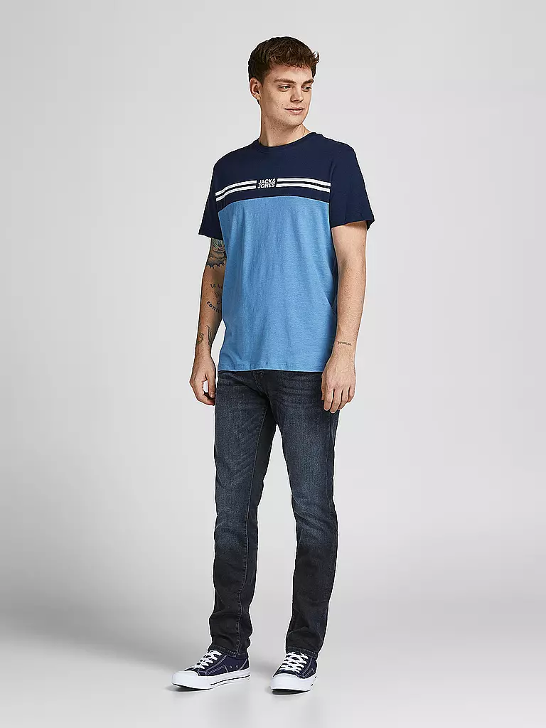 JACK & JONES | Jeans Slim Fit JJIGLENN  | blau