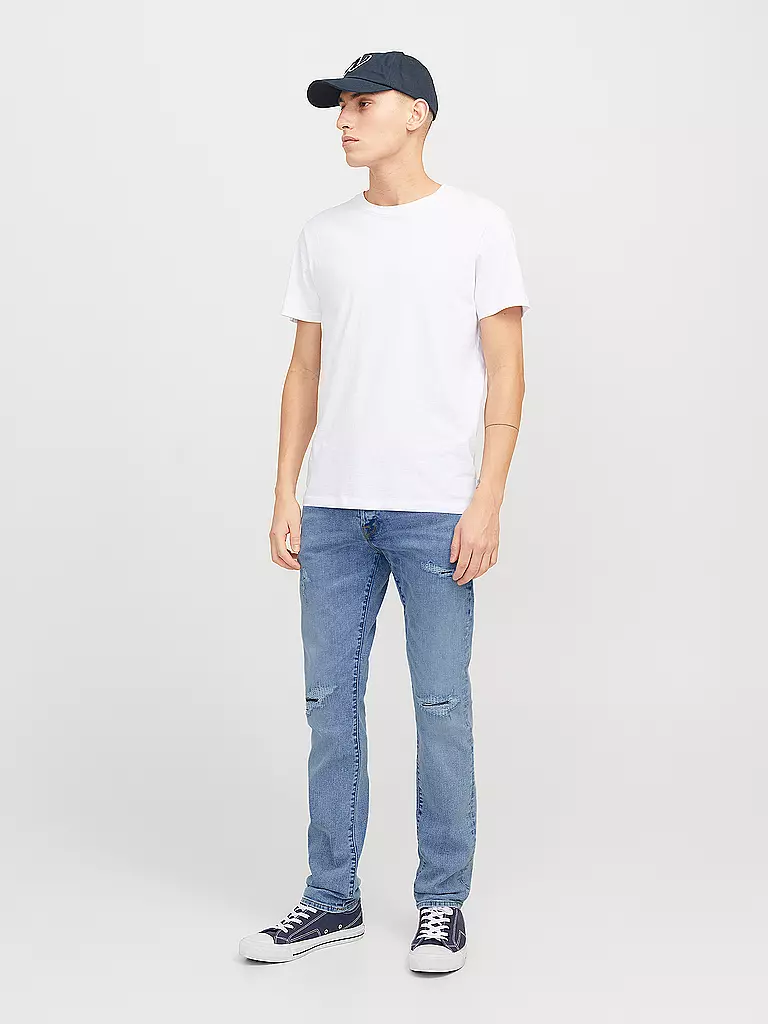 JACK & JONES | Jeans Slim Fit JJIGLENN JJFOX | blau