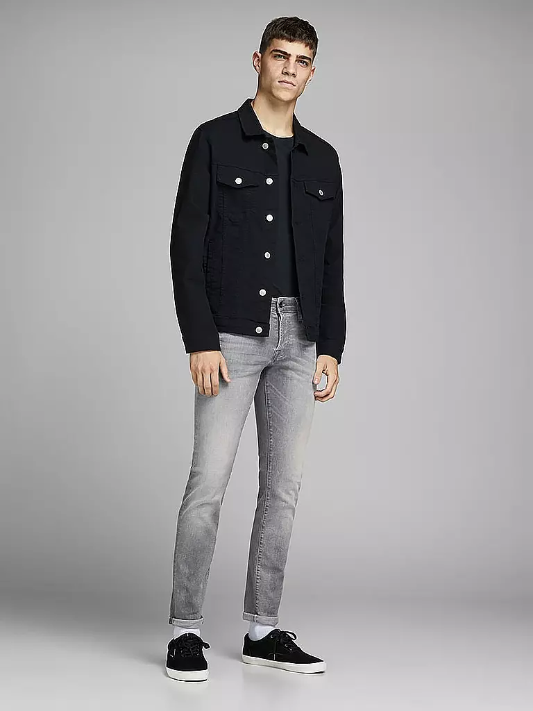 JACK & JONES | Jeans Slim Fit JJIGLENN JJICON  | grau