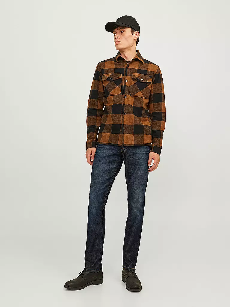 JACK & JONES | Jeans Slim Fit JJIGLENN | dunkelblau