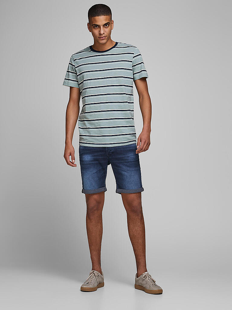 JACK & JONES | Jeansshort " JJIRICK "  | blau