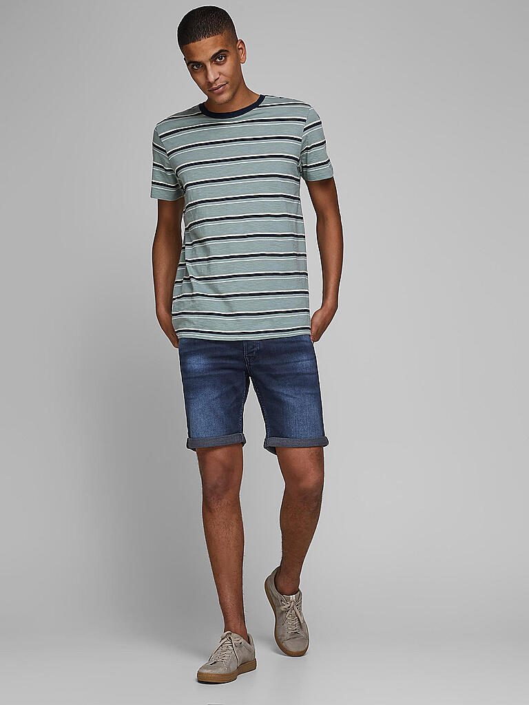 JACK & JONES | Jeansshort " JJIRICK "  | blau