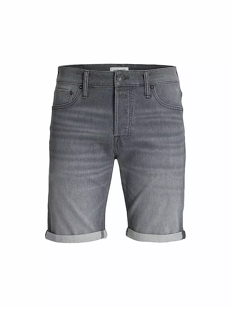 JACK & JONES | Jeansshorts JJIRICK JJICON | hellgrau