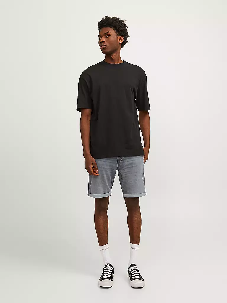 JACK & JONES | Jeansshorts JJIRICK JJICON | hellgrau