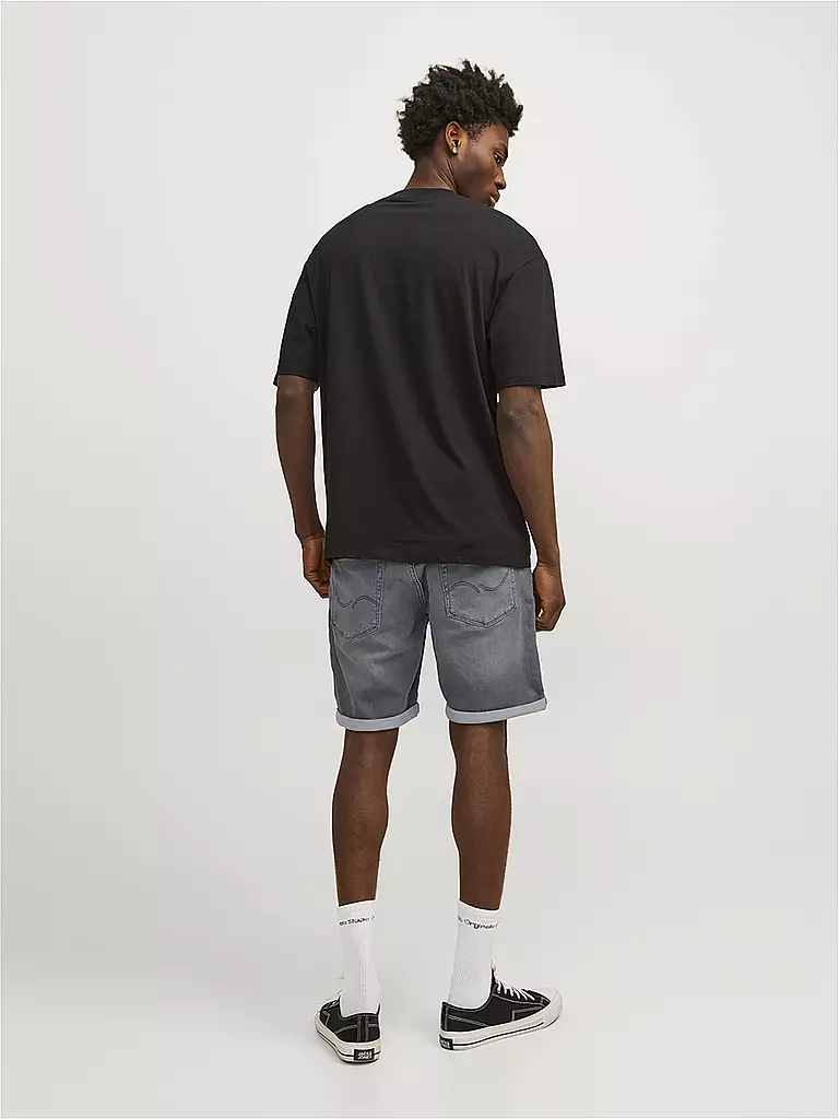 JACK & JONES | Jeansshorts JJIRICK JJICON | hellgrau