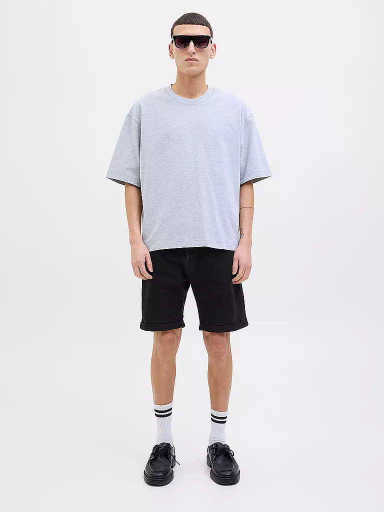 JACK & JONES | Jeansshorts JJIRICK JJORIGINAL | schwarz