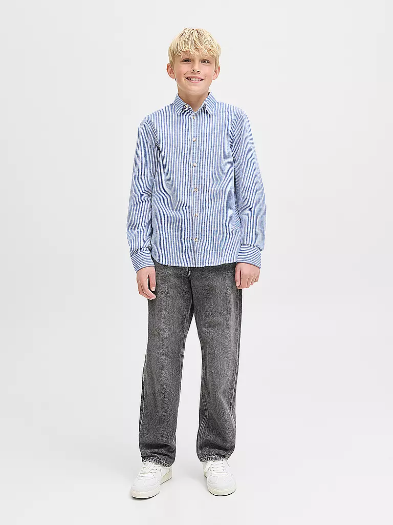 JACK & JONES | Jungen  Jeans Regular Fit JJICHRIS  | schwarz
