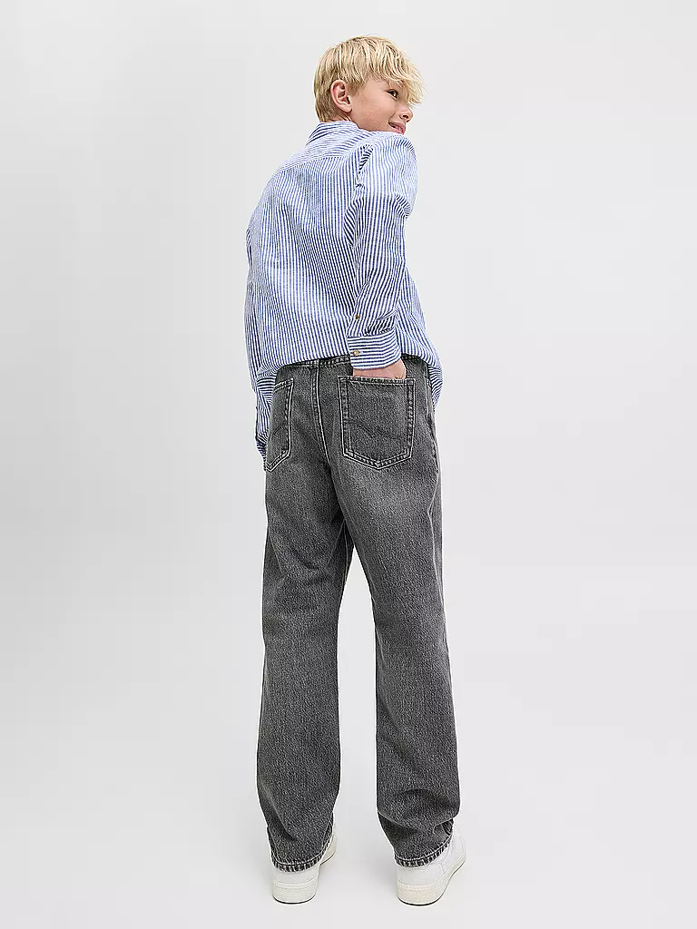 JACK & JONES | Jungen  Jeans Regular Fit JJICHRIS  | schwarz