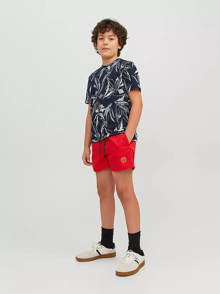 JACK & JONES | Jungen Badeshorts JPSTFIJI | rot