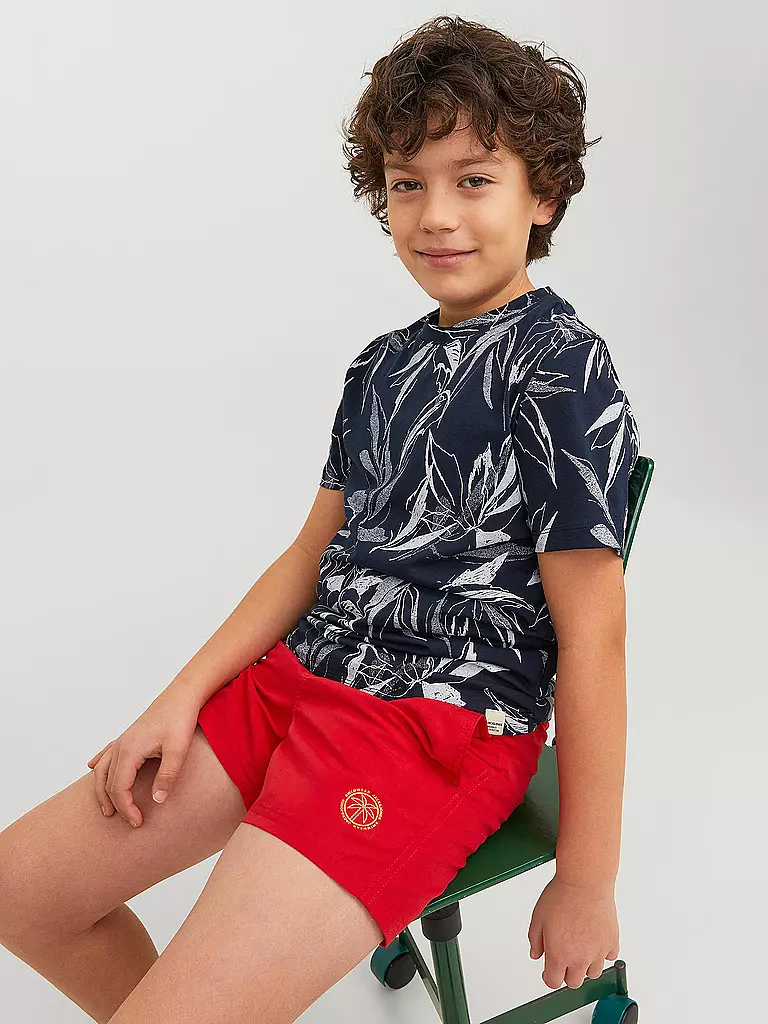 JACK & JONES | Jungen Badeshorts JPSTFIJI | rot