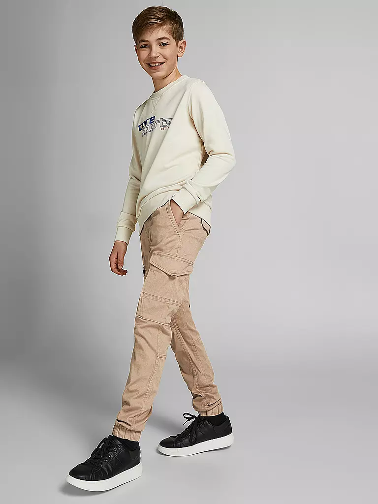 JACK & JONES | Jungen Cargohose JPSTPAUL JJFLAKE | beige