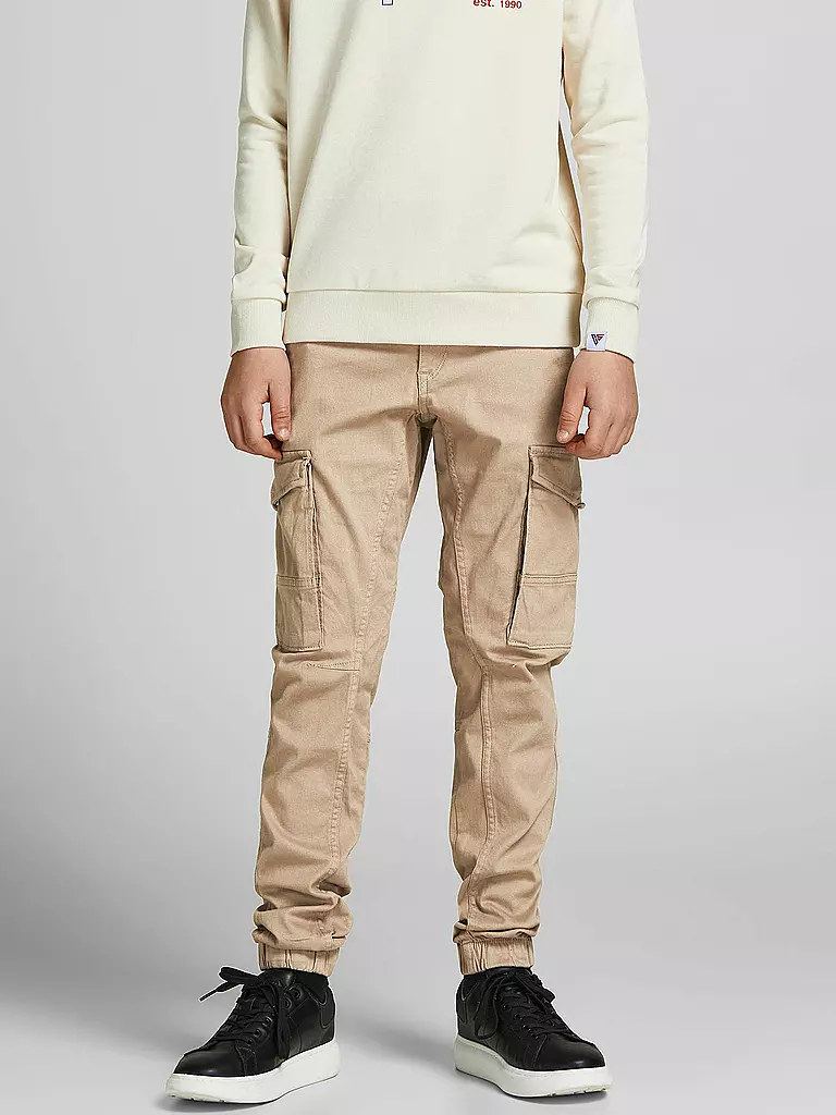 JACK & JONES | Jungen Cargohose JPSTPAUL JJFLAKE | beige