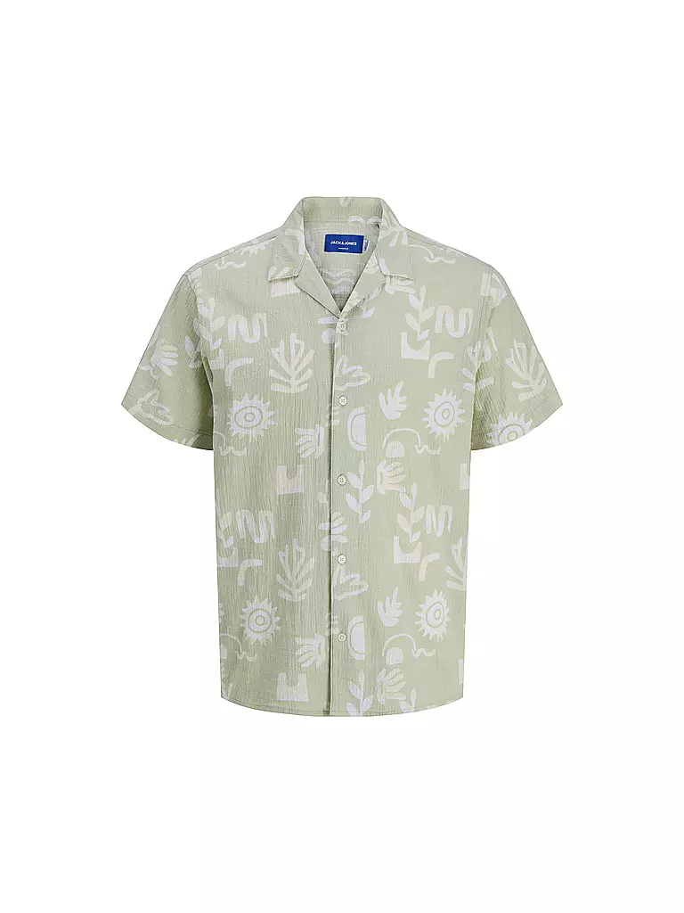 JACK & JONES | Jungen Hemd JORLUKE CRINKLE | beige