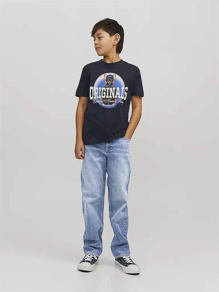 JACK & JONES | Jungen Jeans Relaxed Fit JJICHRIS JJORIGINAL | hellblau