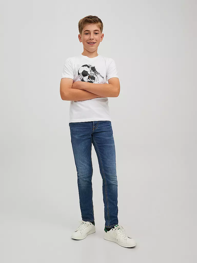 JACK & JONES | Jungen Jeans Slim Fit JJIGLENN JJORIGINAL | blau