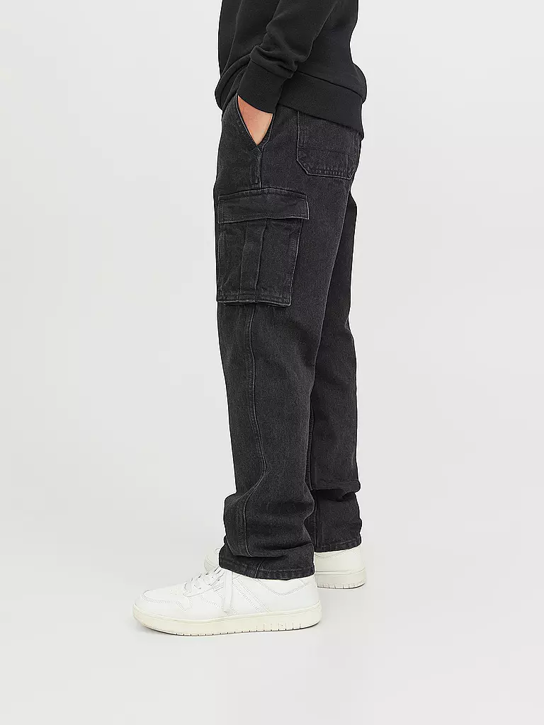 JACK & JONES | Jungen Jeans Straight Fit JJICHRIS | schwarz