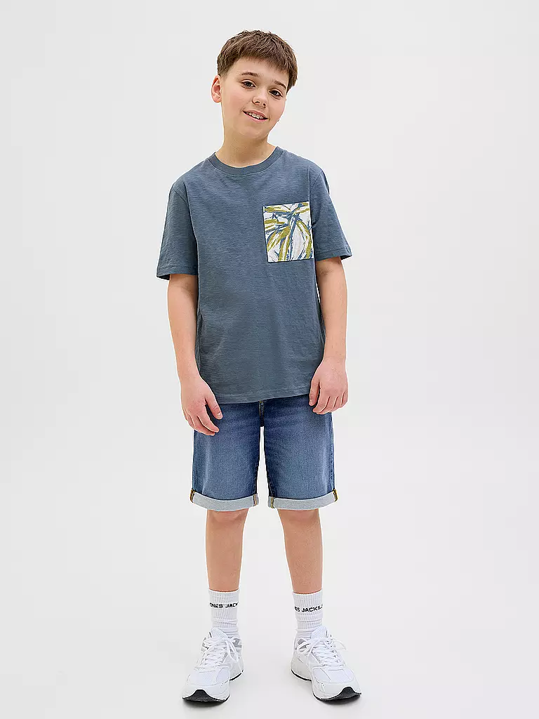JACK & JONES | Jungen Jeansshorts JJIRICK JJICON | blau