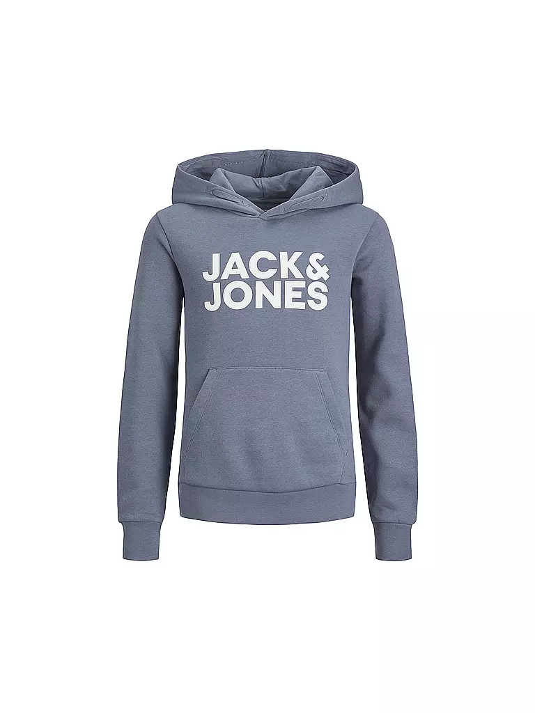 JACK & JONES | Jungen Kapuzensweater - Hoodie JJECORP | hellgrau