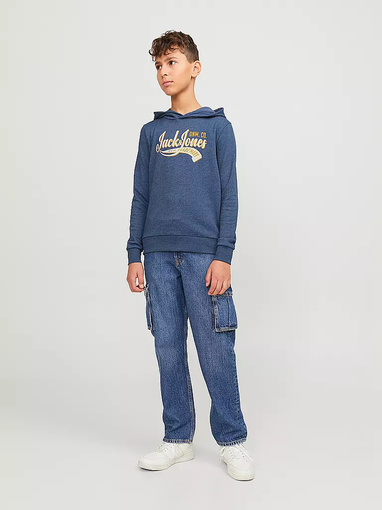 JACK & JONES | Jungen Kapuzensweater - Hoodie JJELOGO | blau