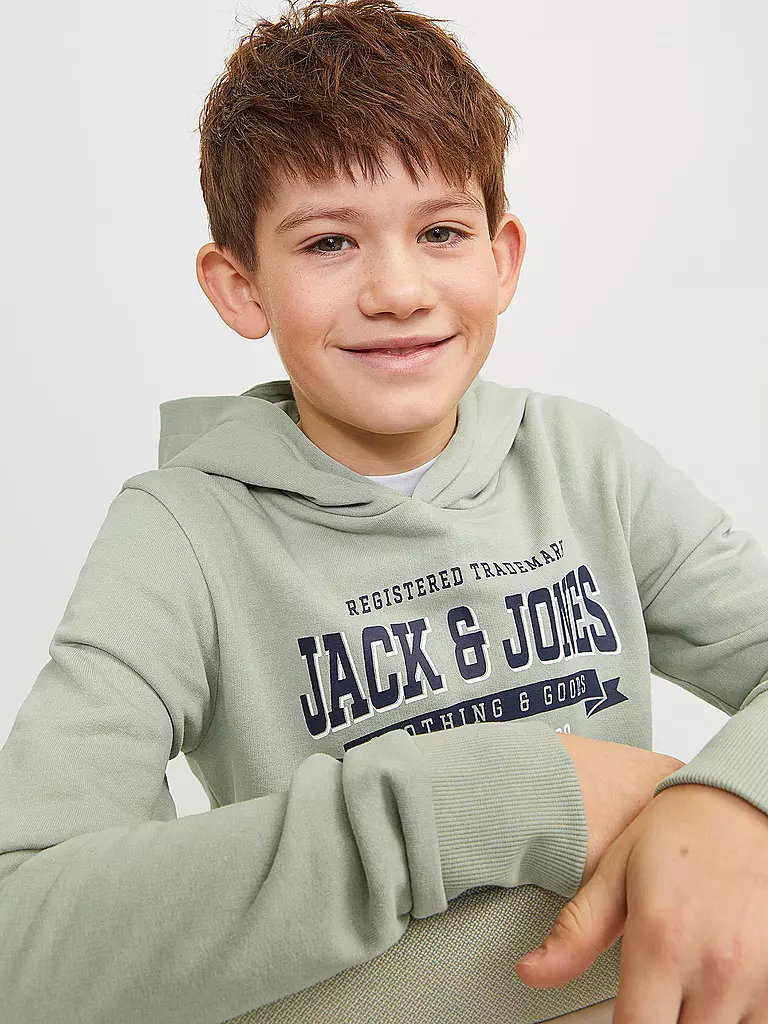 JACK & JONES | Jungen Kapuzensweater - Hoodie JJELOGO | mint