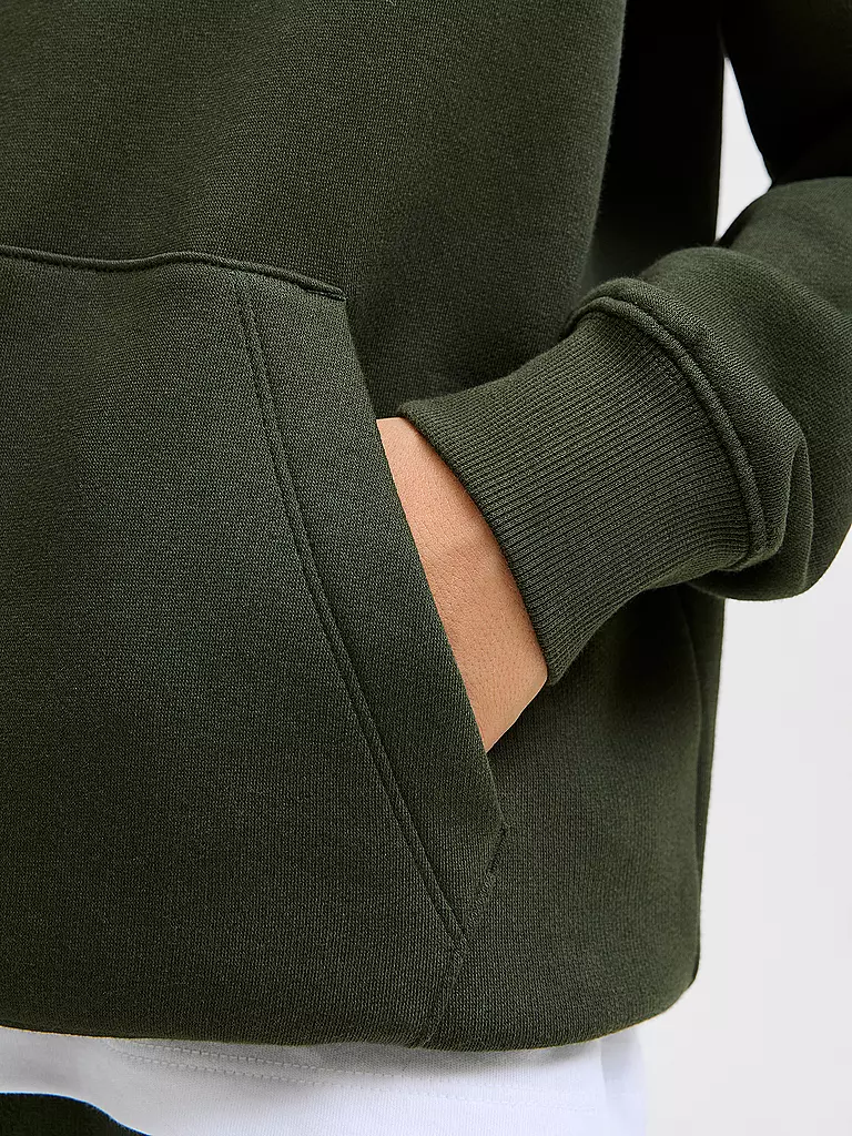 JACK & JONES | Jungen Kapuzensweater - Hoodie JJESTAR JJ  | dunkelgrün