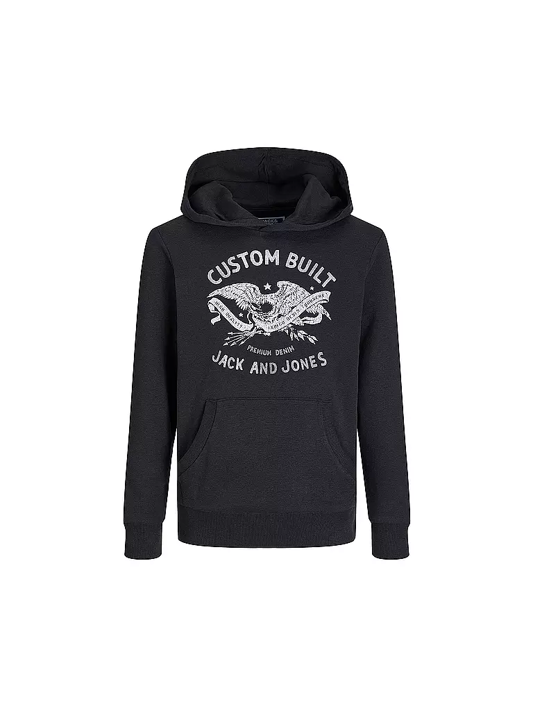 JACK & JONES | Jungen Kapuzensweater - Hoodie JJFONNE | schwarz