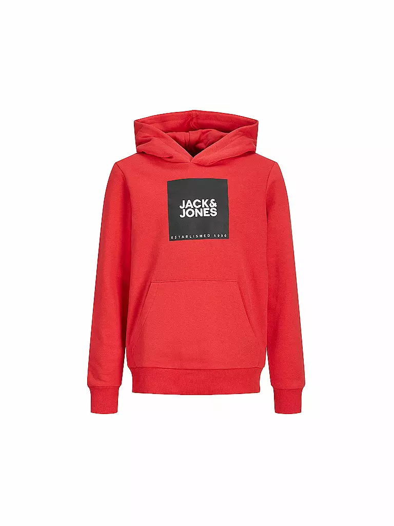 JACK & JONES | Jungen Kapuzensweater - Hoodie JJLOCK  | rot