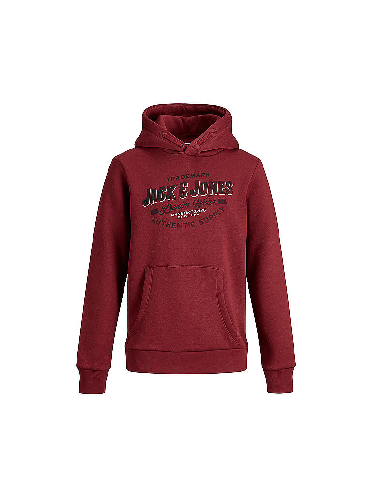 JACK & JONES | Jungen Kapuzensweater JJELOGO | rot