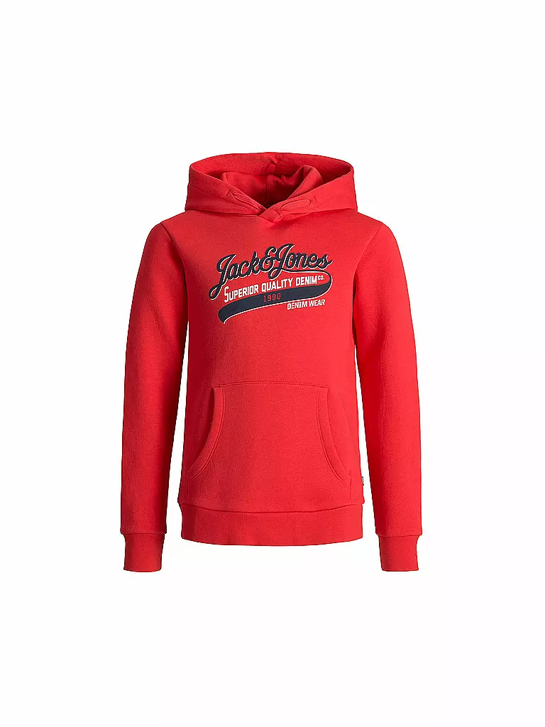 JACK & JONES | Jungen Kapuzensweater JJELOGO | rot