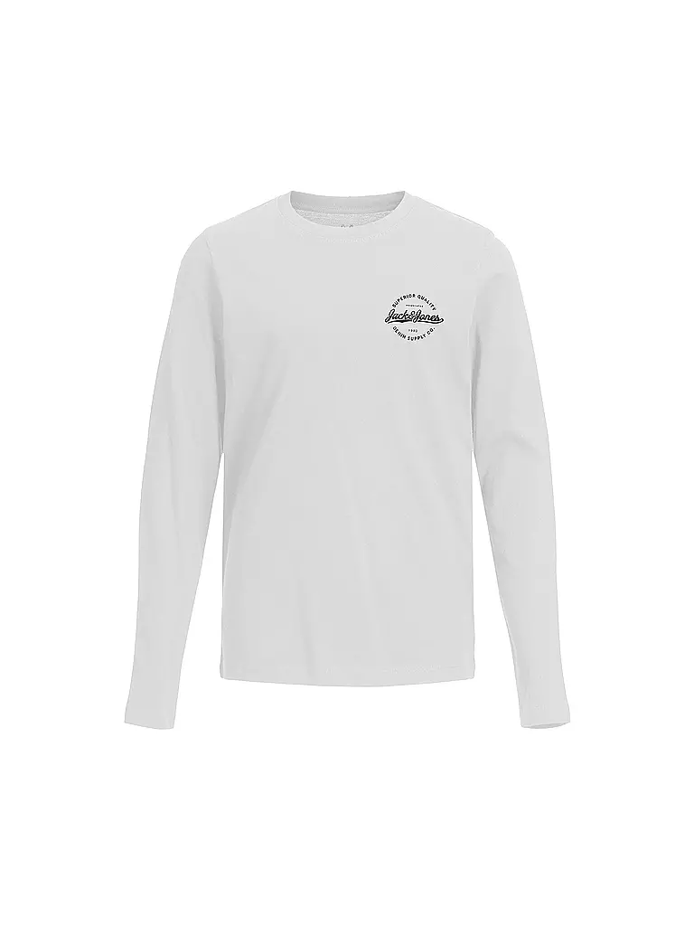 JACK & JONES | Jungen Langarmshirt JJESEAN | weiss