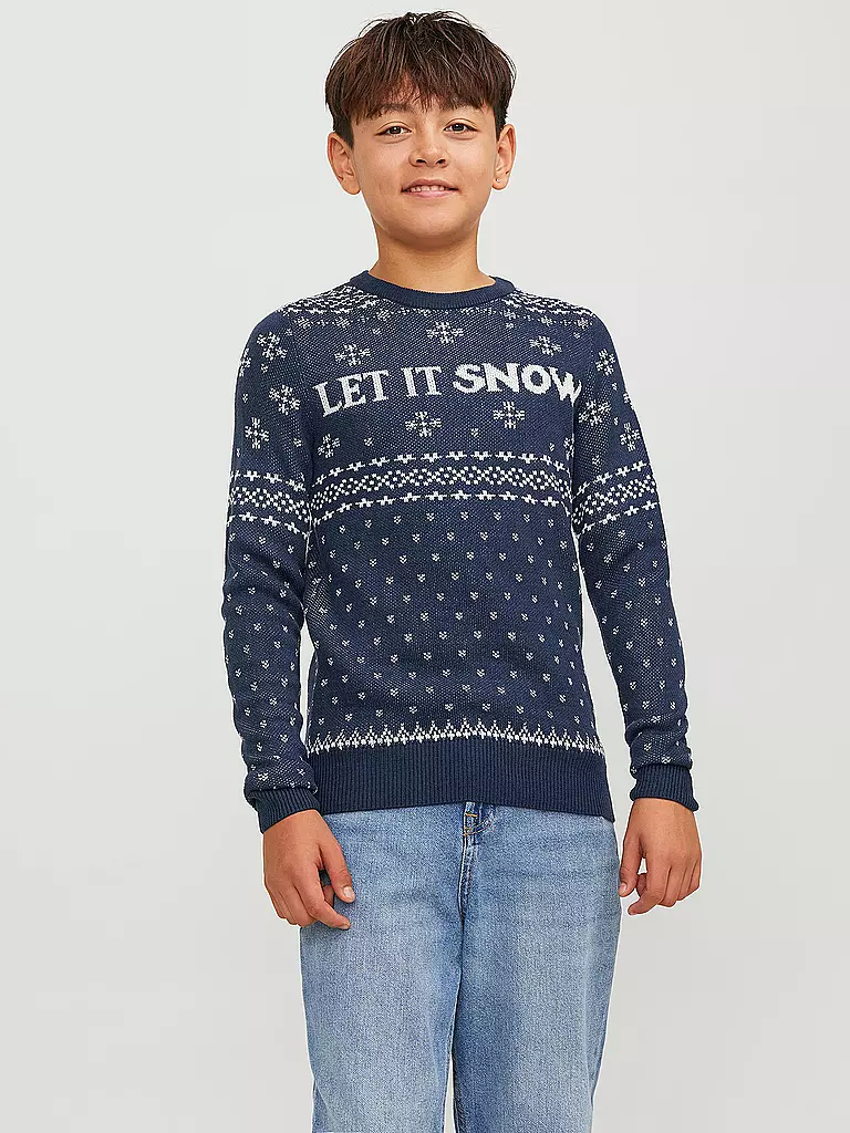 JACK & JONES | Jungen Pullover JJORHOLLY | dunkelblau
