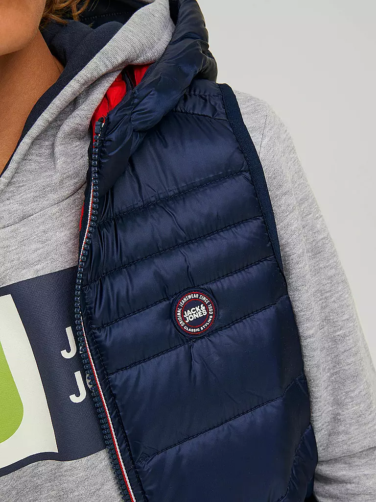 JACK & JONES | Jungen Steppgilet JJEHERO | dunkelblau