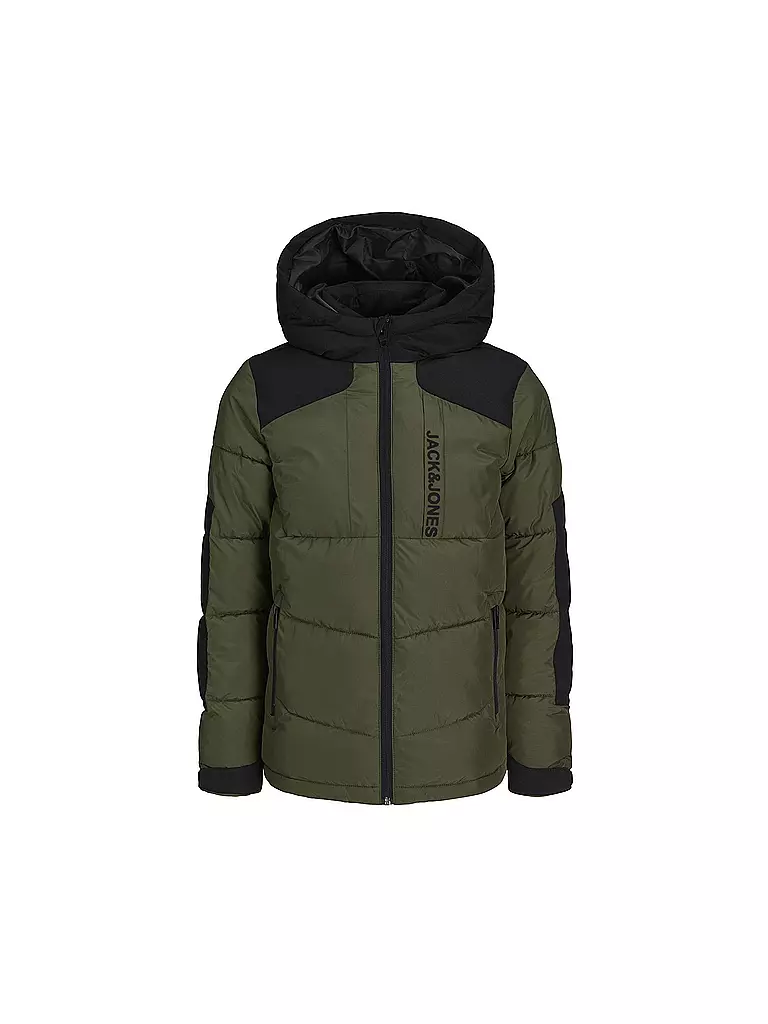 JACK & JONES | Jungen Steppjacke JCOOTIS | olive