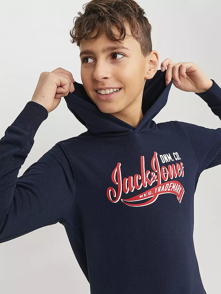 JACK & JONES | Jungen Sweater JJELOGO | dunkelblau