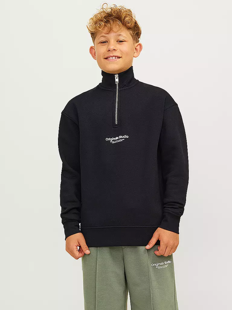 JACK & JONES | Jungen Sweater JORVESTERBRO | schwarz