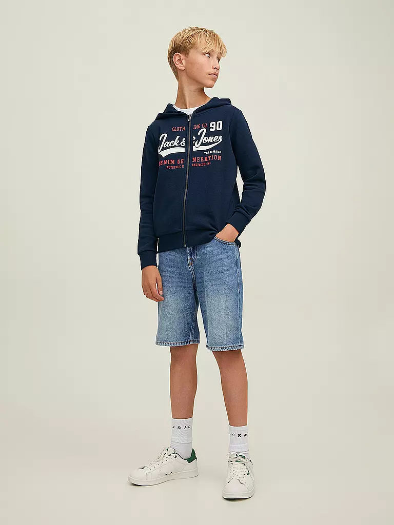 JACK & JONES | Jungen Sweatjacke JJELOGO | dunkelblau