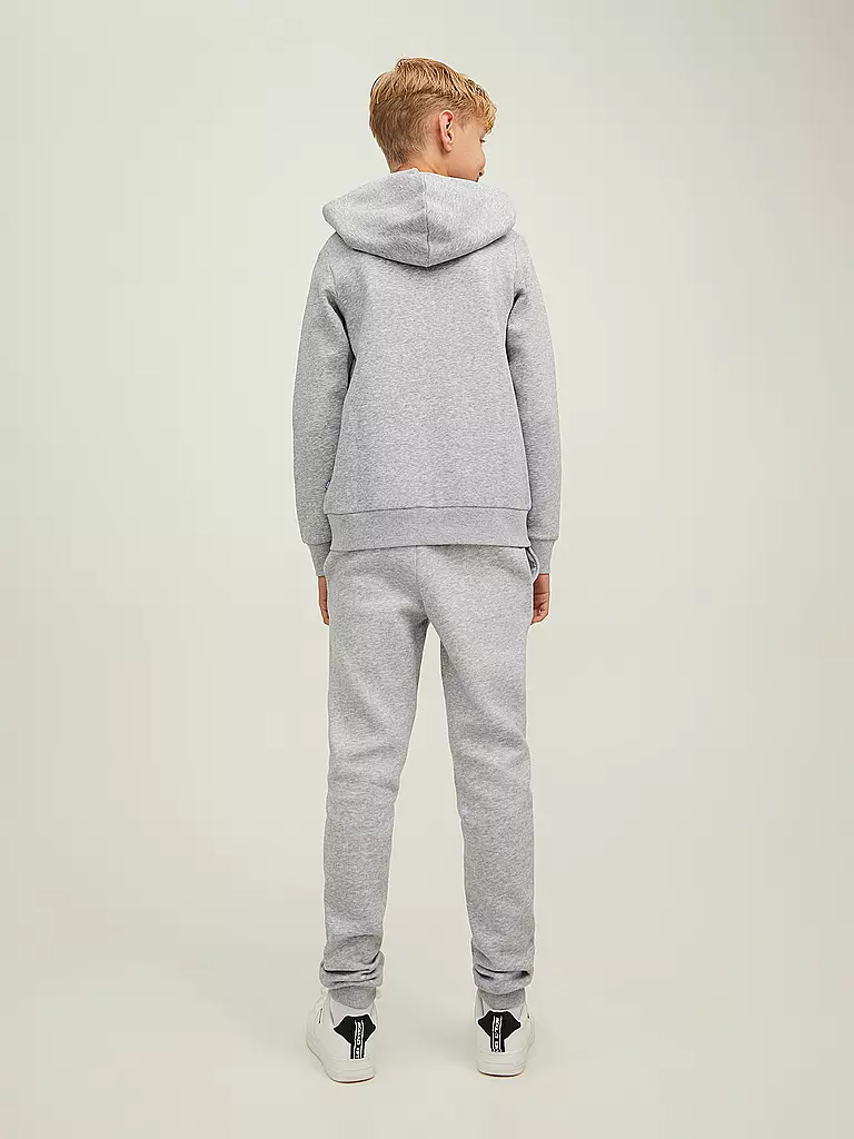 JACK & JONES | Jungen Sweatjacke JJELOGO | hellgrau