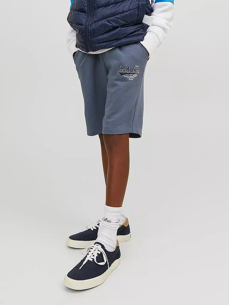 JACK & JONES | Jungen Sweatshorts JPSTLOGO  | hellblau