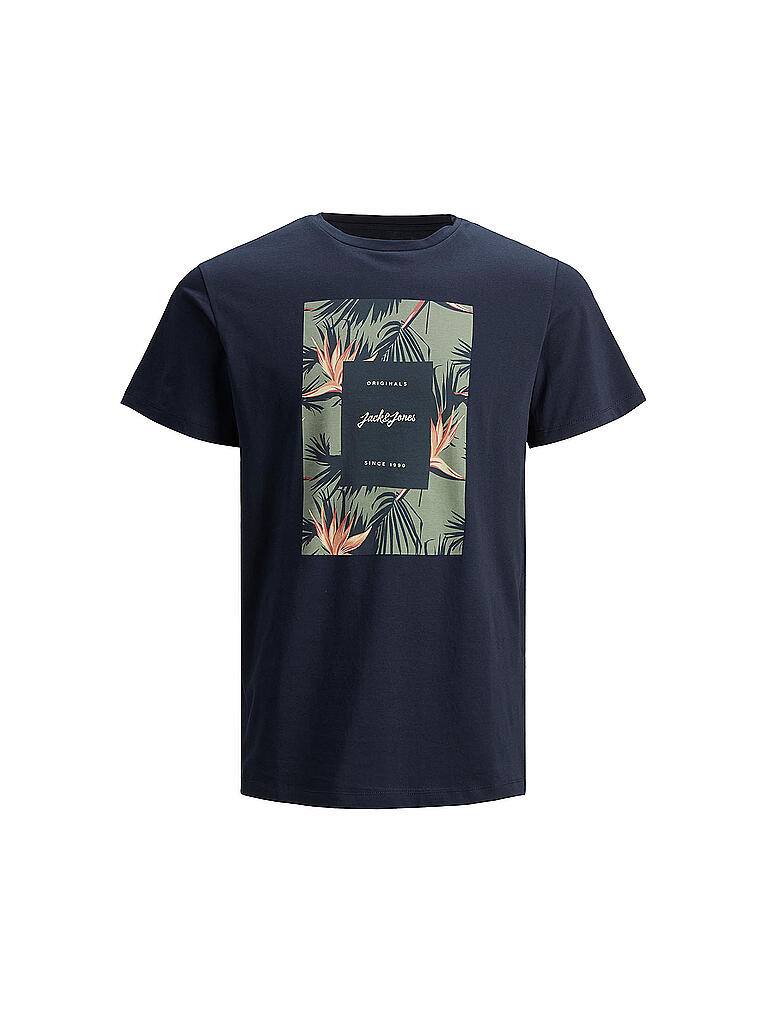 JACK & JONES | Jungen T Shirt " JORFLORALL " | blau