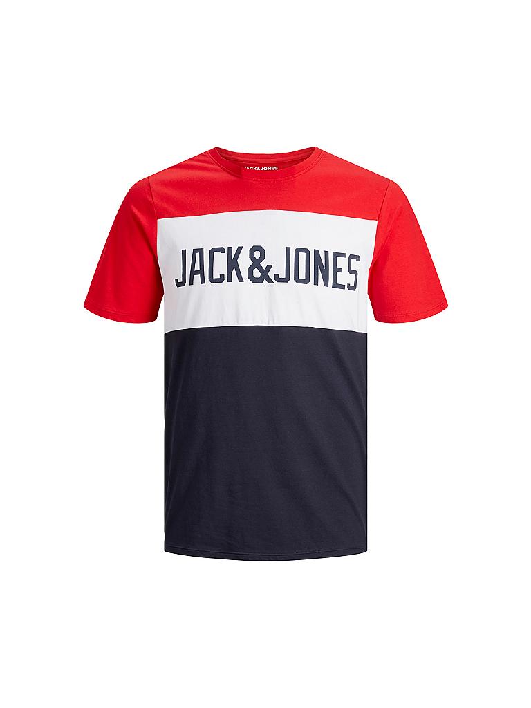 JACK & JONES | Jungen T-Shirt "JJELOGO" | rot