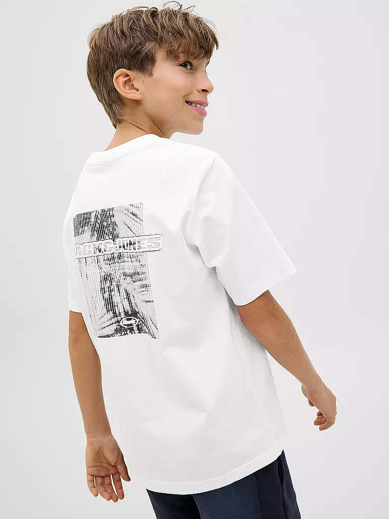 JACK & JONES | Jungen T-Shirt JCOLIDO | weiss