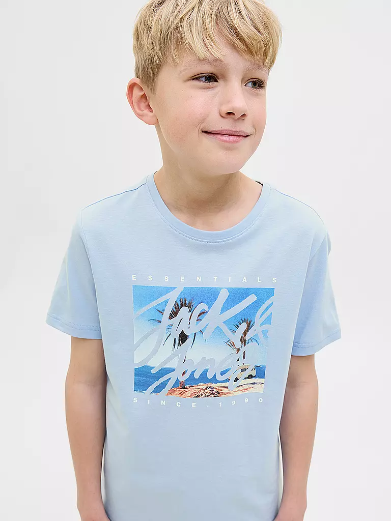 JACK & JONES | Jungen T-Shirt JJCOLTON  | hellblau