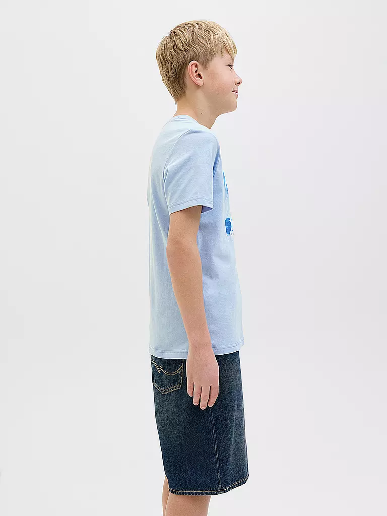 JACK & JONES | Jungen T-Shirt JJCOLTON  | hellblau