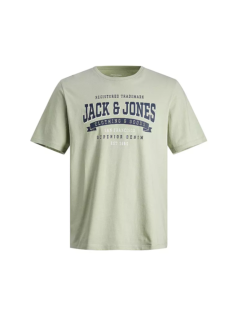 JACK & JONES | Jungen T-Shirt JJELOGO | hellgrün