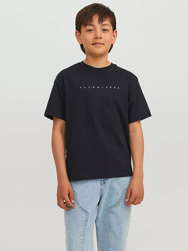 JACK & JONES | Jungen T-Shirt JJESTAR JJ | schwarz